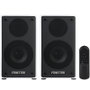 Fonestar class-220b Altavoces activos 2.0 blancos, 2x45W RMS, 60-20000Hz, BT 5.0, línea aux, RCA, mando a distancia
